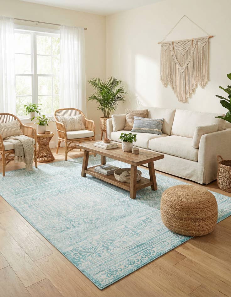 Detail image of Jill Zarin 7' 10 x 10' Uptown Cloisters Rug