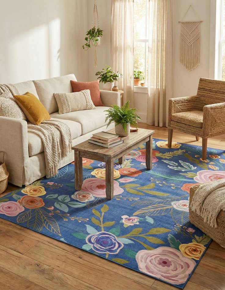 Detail image of 5' 3 x 7' 10 Blossom Rug