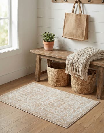 Beige Oxford Rug