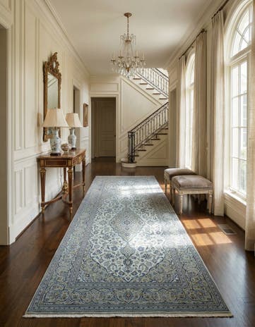 6' 7 x 16' 3 Kashan Runner Rug