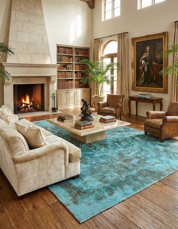 9' 5 x 13' 3 Vintage Royal Wool Rug
