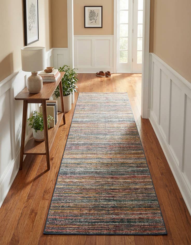 Detail image of  6' 3 x 16' Gemstone Runner Rug