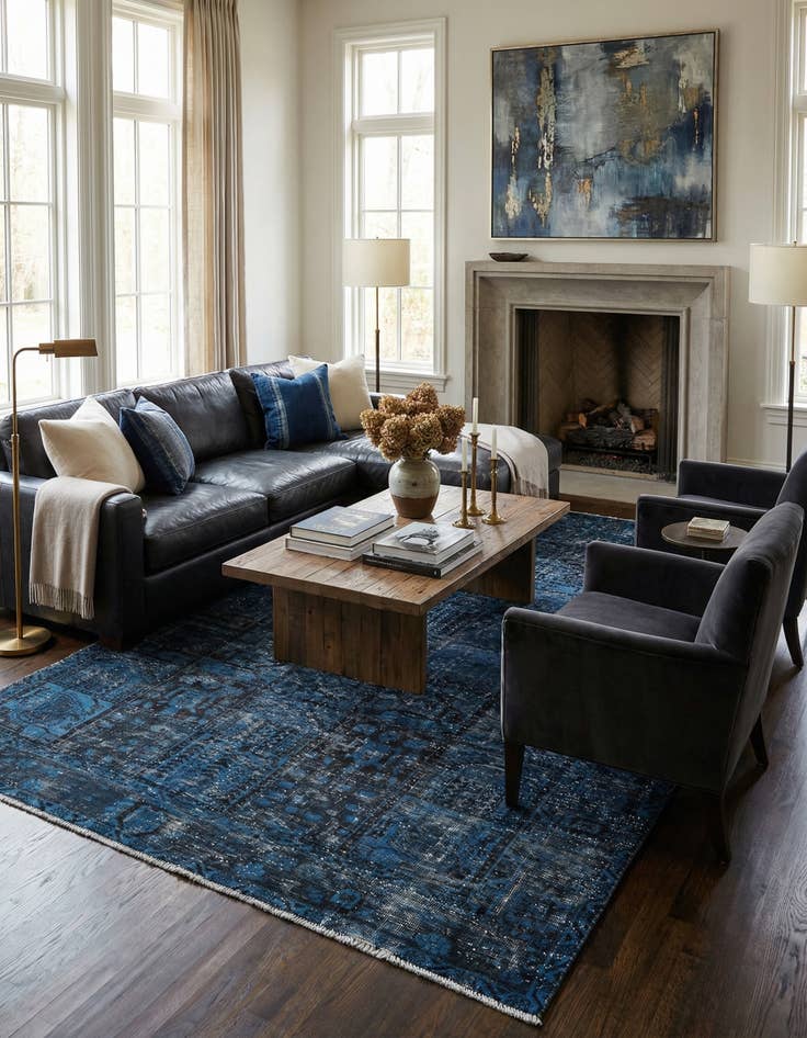 Detail image of 5' 7 x 10' 1  Hand Knotted Ultra Vintage Persian Wool Rug