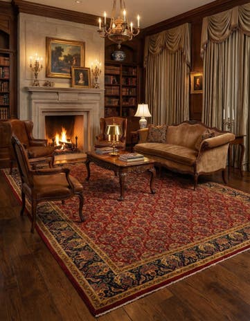 9' 5 x 12' 10 Tabriz Wool Rug