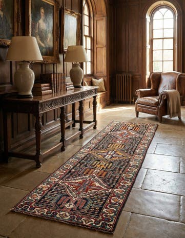3' 7 x 13' 3 Bachtiar Runner Rug