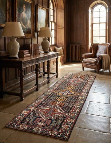 3' 7 x 13' 3 Bachtiar Runner Rug