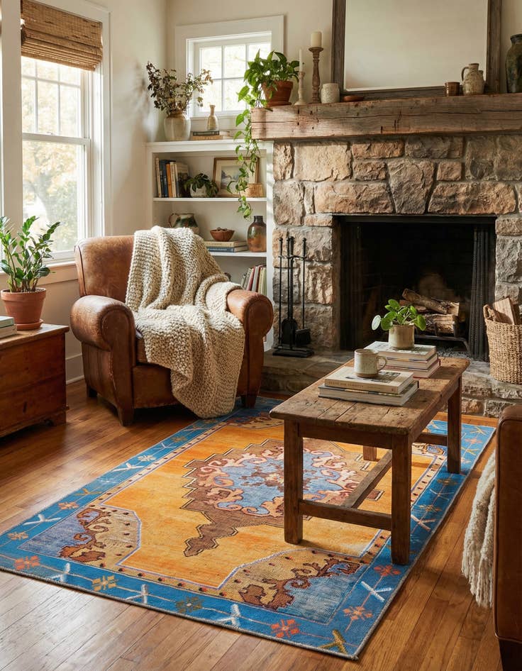 Detail image of 3' 6 x 5' 6 Timeless Rug