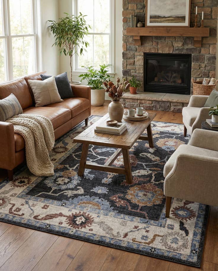 Detail image of 7' 10 x 10' Eco Traditional Rug