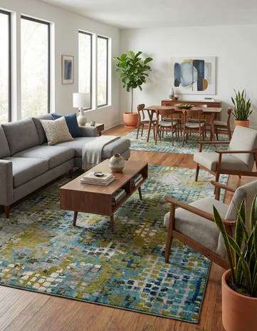 10' 6 x 16' 5 Washable Theia Rug