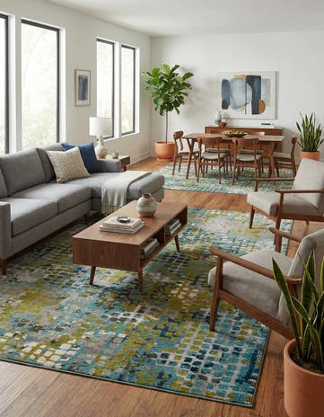 10' 6 x 16' 5 Washable Theia Rug