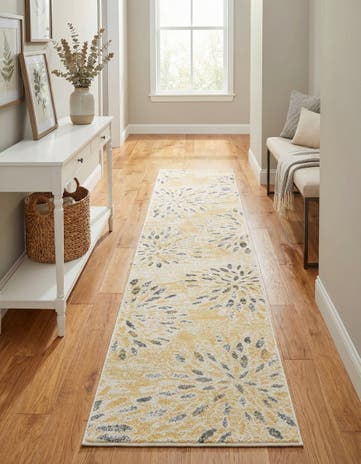 Yellow Charleston Runner Rug