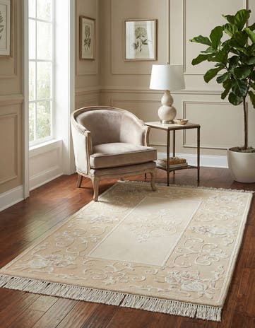2' 8 x 4' 9 Hand Knotted Darya Wool Rug