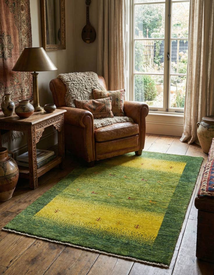 Detail image of 2' 7 x 3' 11 Kashkuli Wool Rug