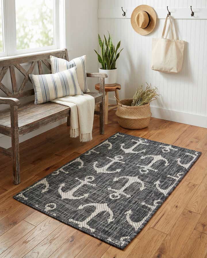 2' x 3' Easy-Clean Coastal Indoor / Outdoor Rug