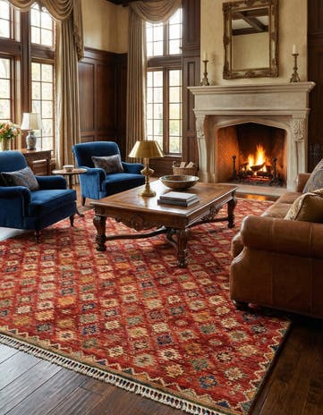 8' 3 x 13' Hand Knotted Ariana Ziegler Rug