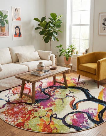 8' x 8' Tuscany Round Rug
