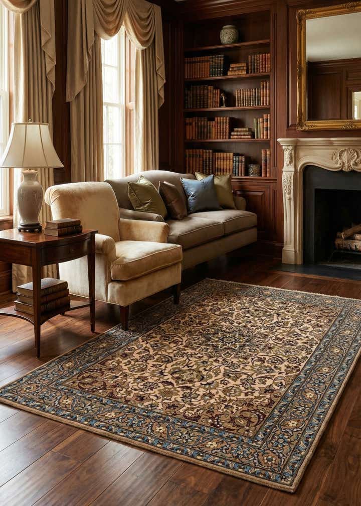 3' 6 x 5' 4 Isfahan Rug