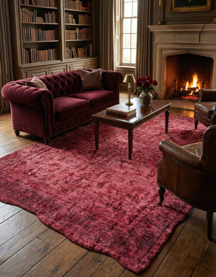 Detail image of 6' 8 x 10' 2 Vintage Royal Wool Rug