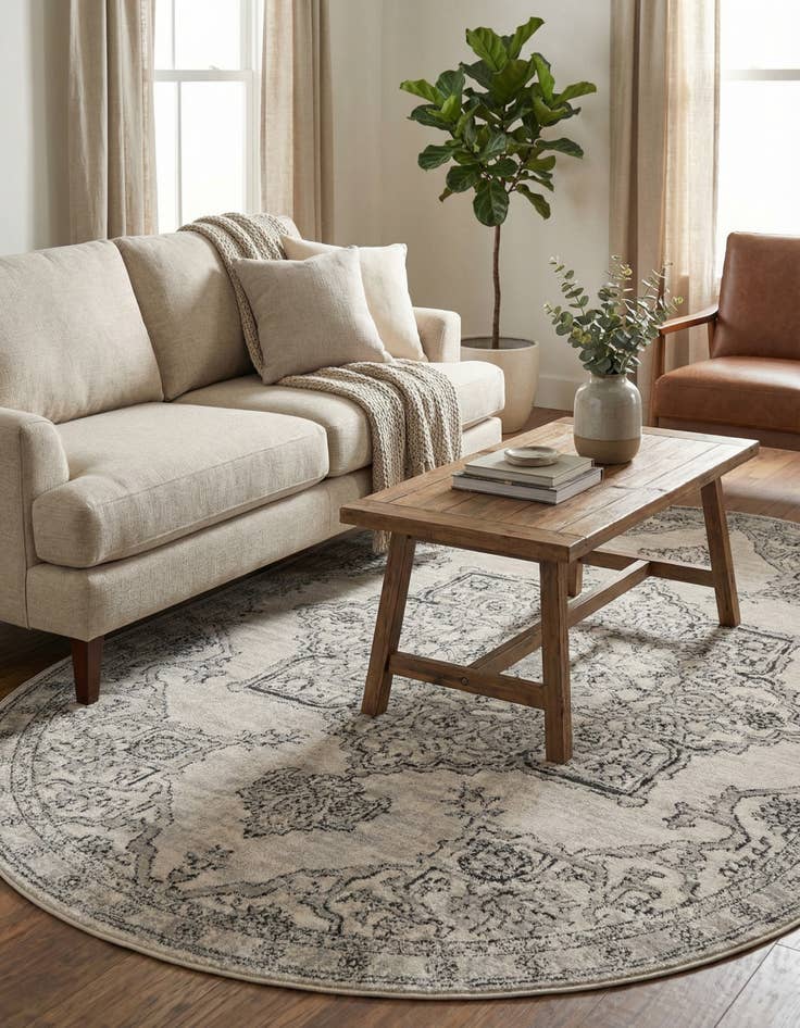 Detail image of  5' 3 x 8' Nyla Oval Rug