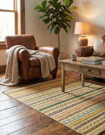 2' 8 x 4' Hand Knotted Modern Ziegler Rug