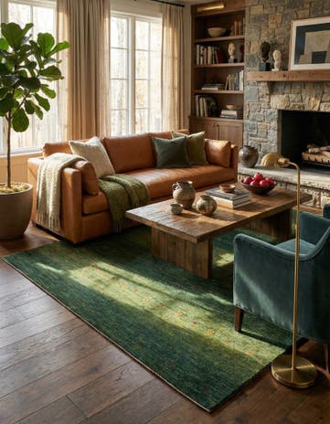 6' 3 x 6' 8 Kashkuli Square Rug