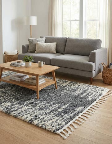 Gray Serenity Shag Rug