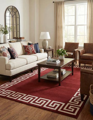 Terracotta Hera Rug