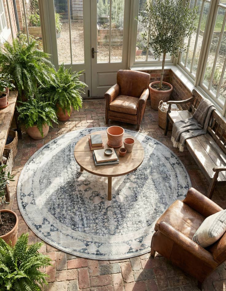 Detail image of 8' x 8' Berkshire Round Rug