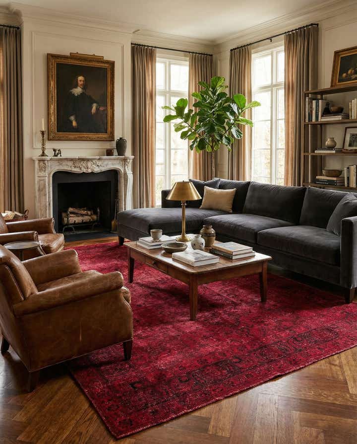 7' x 10' 3 Hand Knotted Ultra Vintage Persian Wool Rug