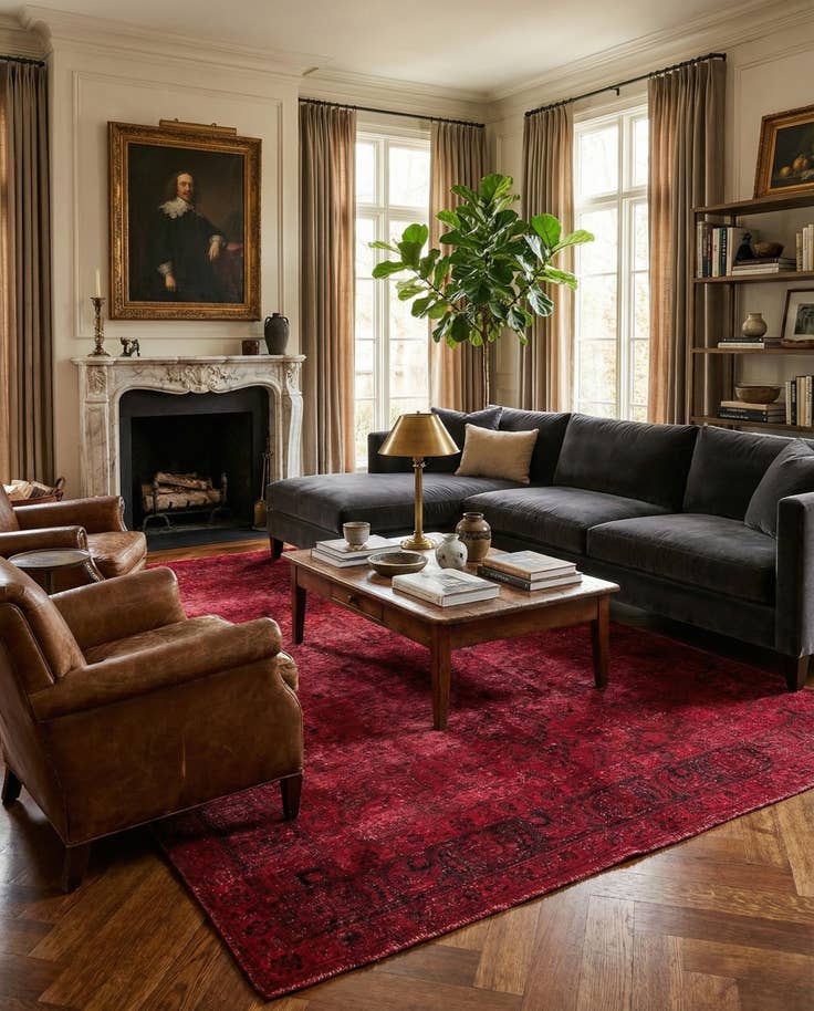 Detail image of 7' x 10' 3 Hand Knotted Ultra Vintage Persian Wool Rug