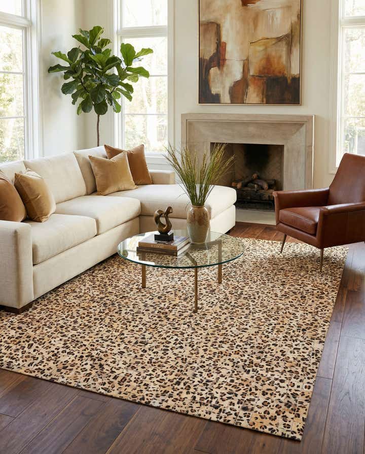 5' 3 x 7' 6 Cowhide Rug