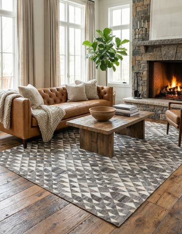 5' x 7' 10 Cowhide Rug