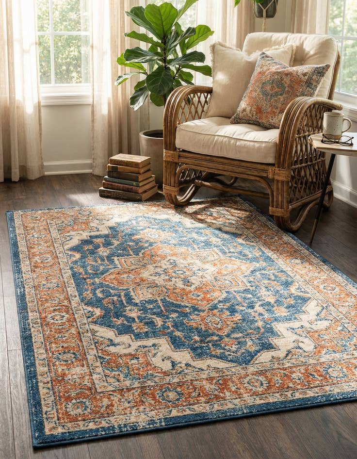 Detail image of 3' 3 x 5' 3 Madeline Vintage Rug