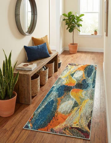 2' x 6' Washable Haerfest Runner Rug