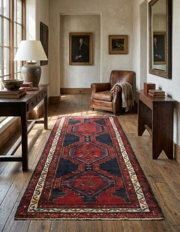 3' 7 x 8' 8 Hamedan Rug
