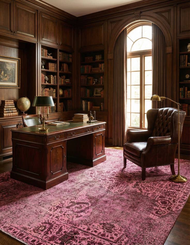 Detail image of 9' 9 x 12' 10 Vintage Royal Wool Rug