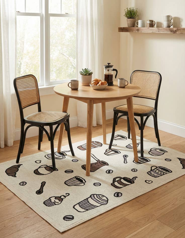 Detail image of 5' x 7' 7  Washable  Indoor / Outdoor Rug