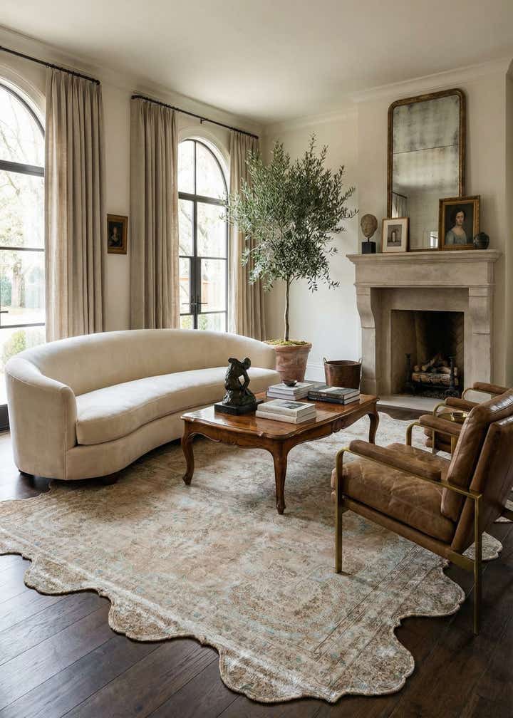 8' 5 x 11' 8 Hand Knotted Ultra Vintage Persian Wool Rug