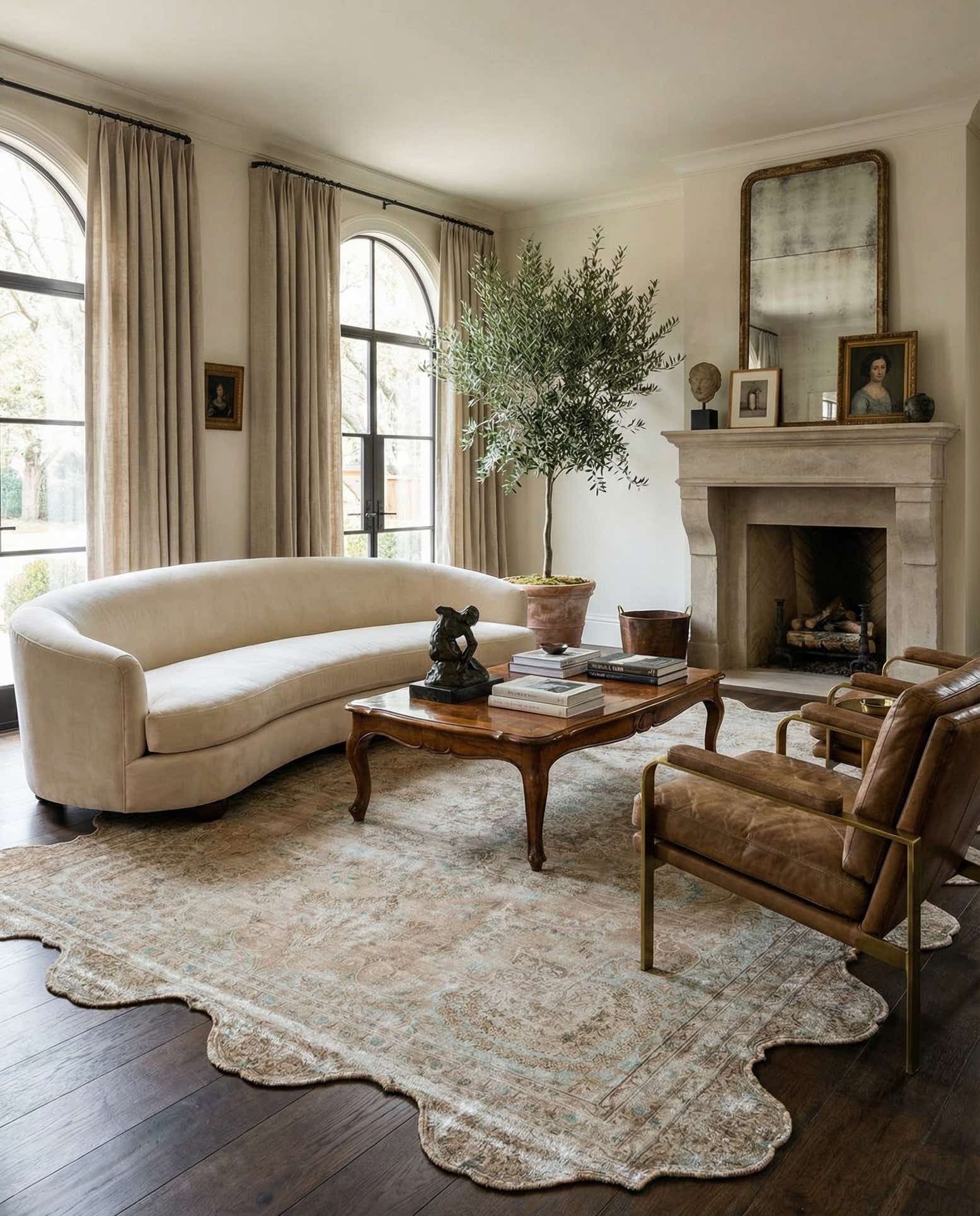 8' 5 x 11' 8 Hand Knotted Ultra Vintage Persian Wool Rug