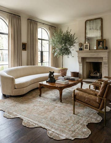 8' 5 x 11' 8 Hand Knotted Ultra Vintage Persian Wool Rug