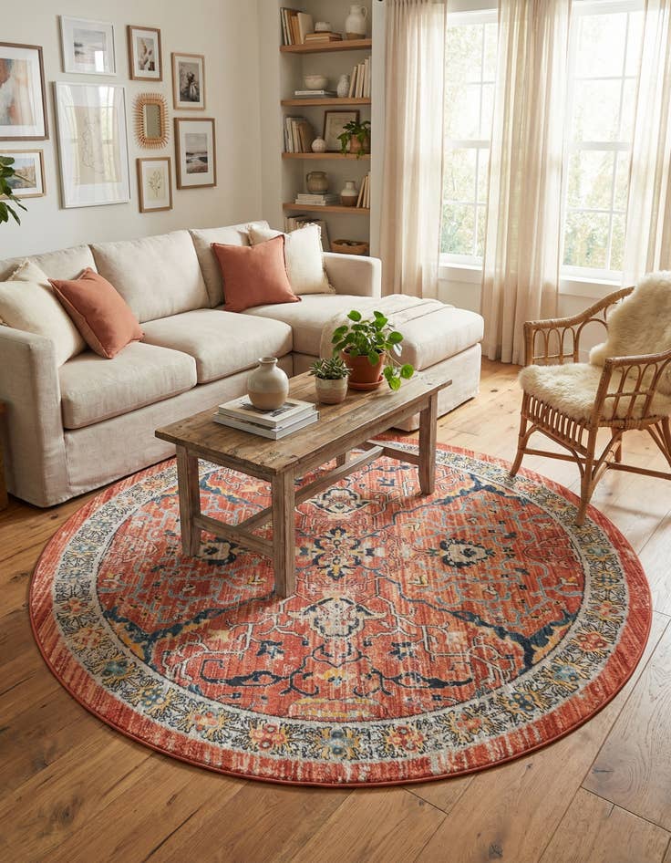 Detail image of 6' x 6' Lola Round Rug