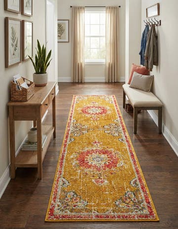 Gold Madeline Runner Rug