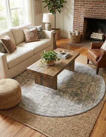 7' x 7' Lola Round Rug