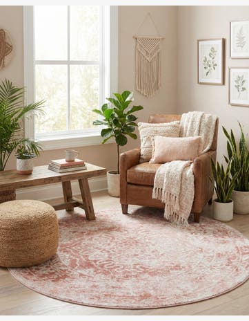 5' 3 x 5' 3 Oxford Round Rug