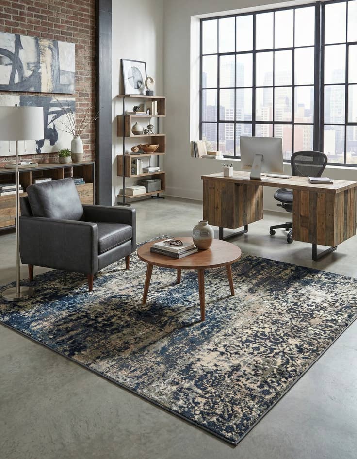 Detail image of 10' x 10' Ethereal Square Rug