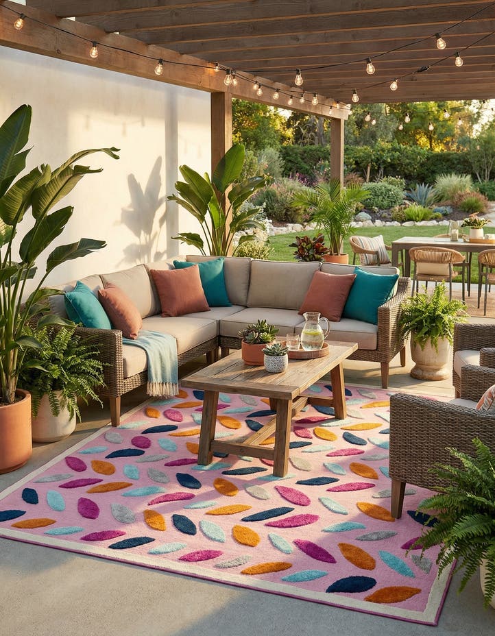 7' 10 x 10' Easy-Clean Aruba Indoor / Outdoor ...