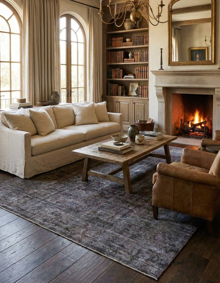 Detail image of 9' 10 x 12' 8  Hand Knotted Ultra Vintage Persian Wool Rug