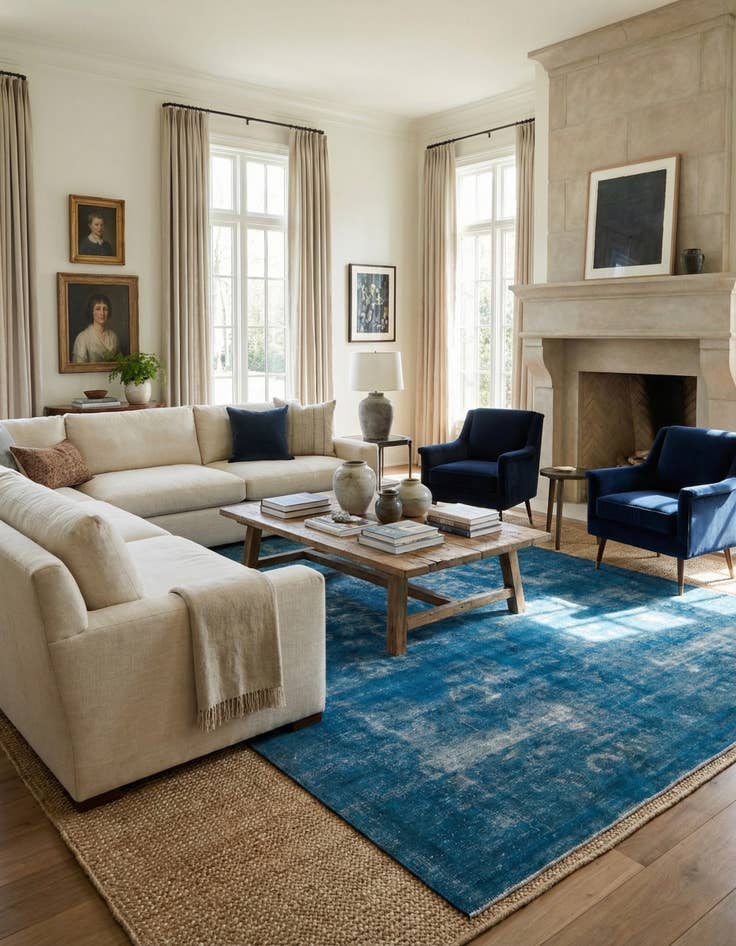 Detail image of 9' 8 x 12' 1  Hand Knotted Ultra Vintage Persian Wool Rug