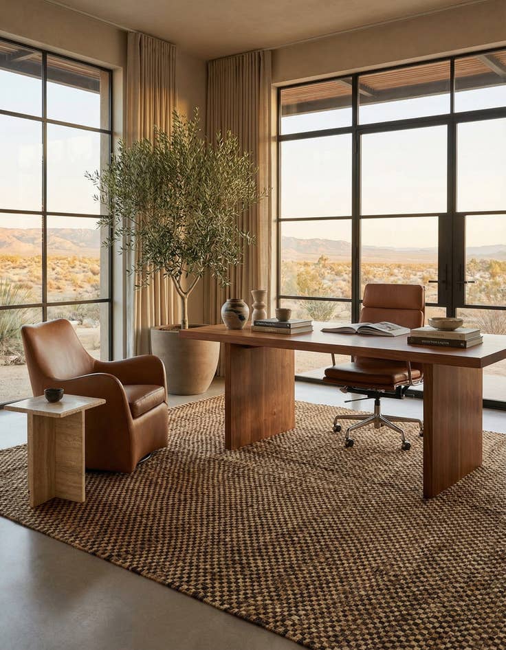 Detail image of 5' 5 x 7' 10 Juma Wool Rug