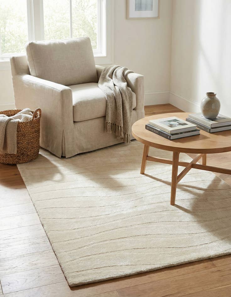 Detail image of 2' 7 x 4' 9  Hand Knotted Darya Wool Rug